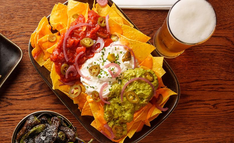 Nachos and beer